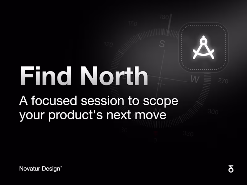 Cover image for Find North is a 45-min strategy session on your product
