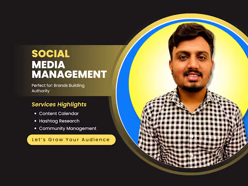 Cover image for Social Media Management for Brand Growth
