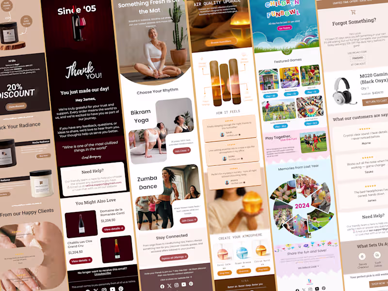 Cover image for I will design a clean, conversion-focused email template for you
