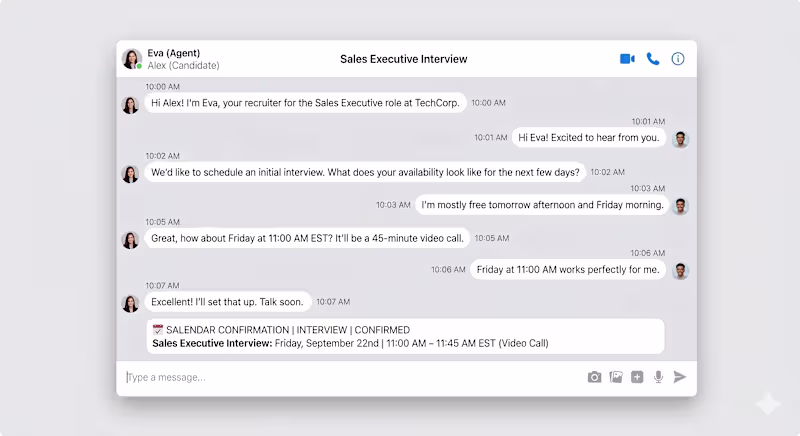 Cover image for Sales Executive Interview AI Chatbot