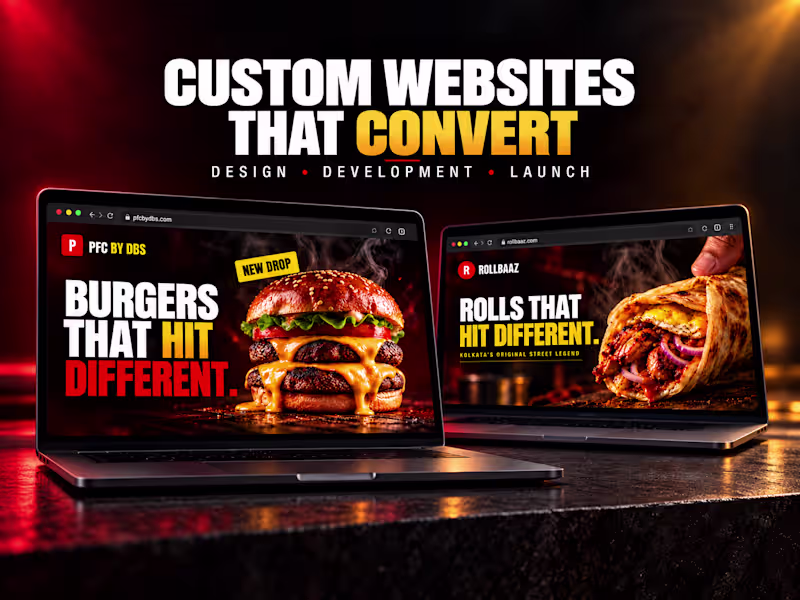 Cover image for Custom Website Design & Development — From Idea to Launch I ...