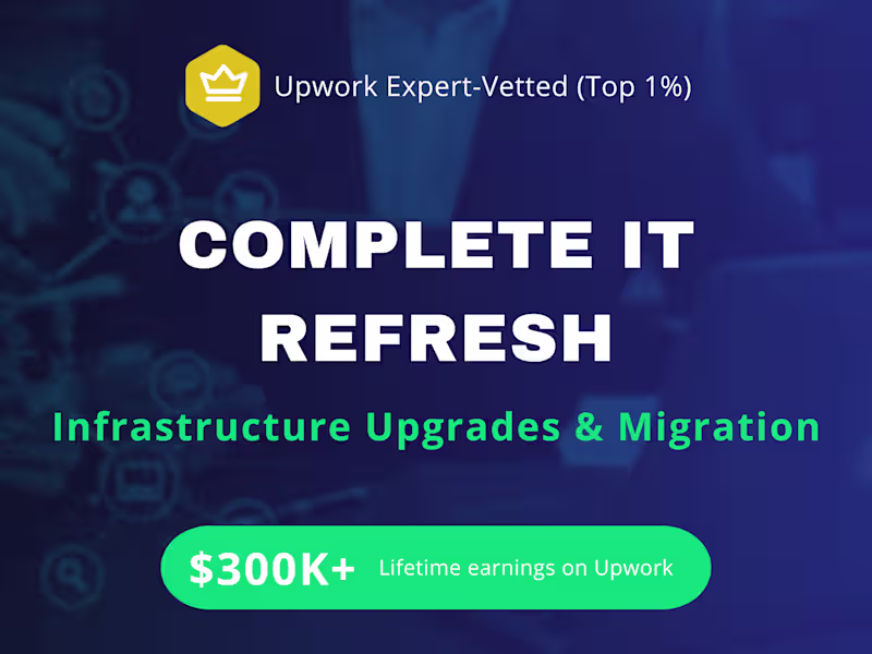 Cover image for IT Infrastructure Upgrade & Migration - Retail Business