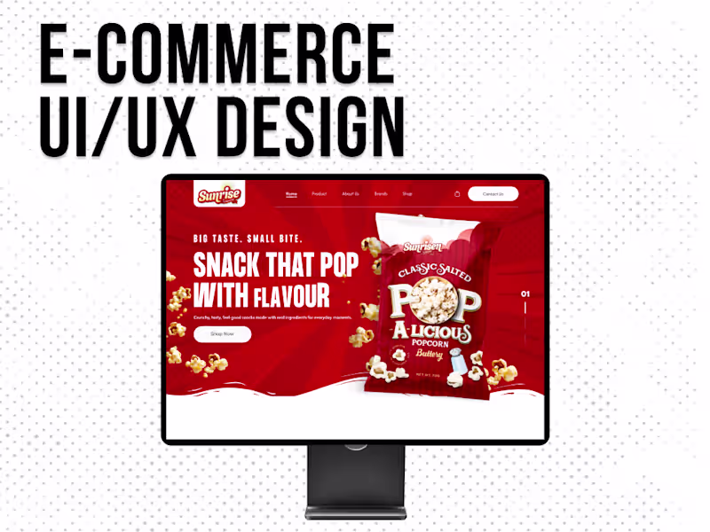 Cover image for E-COMMERCE UI/UX DESIGNS