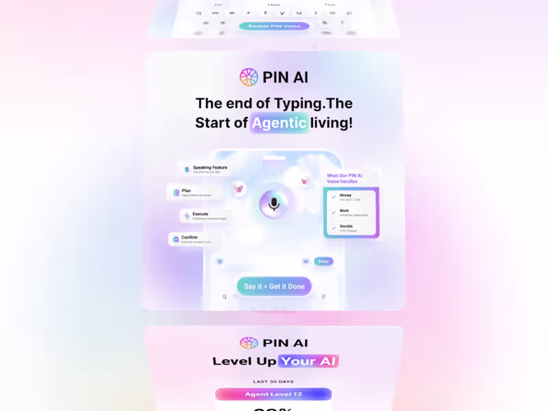 Cover image for PIN AI — Social Media Creatives for a Web3 AI App