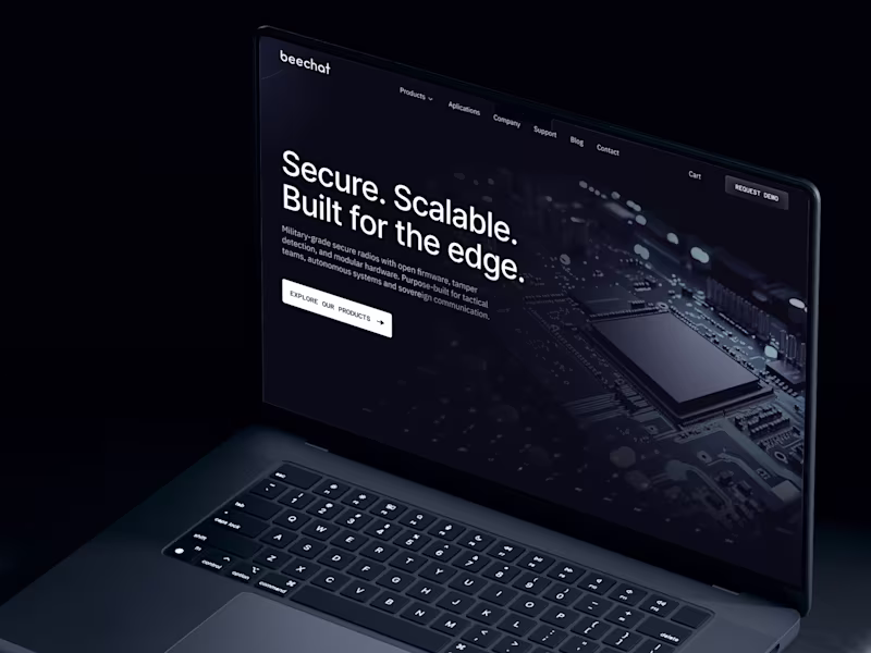 Cover image for B2B E-commerce Website for Secure Communications