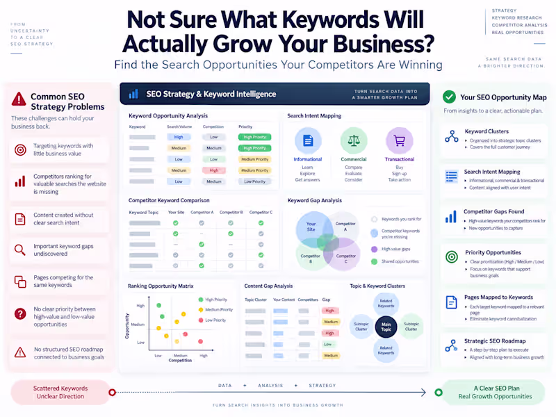 Cover image for SEO Strategy, Keyword & Competitor Research