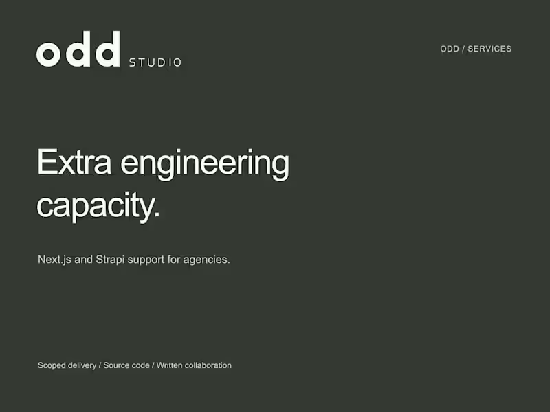 Cover image for Next.js & Strapi development for agencies