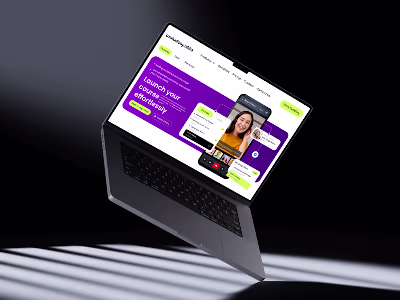 Cover image for Designed a modern, high-converting SaaS
