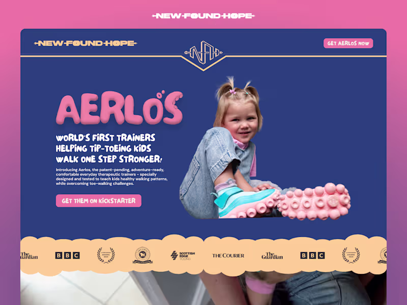 Cover image for AERLOS - Childrens footwear start-up