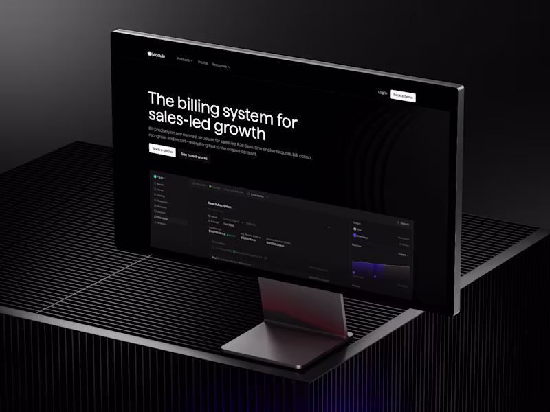 Cover image for Website Design & Development for an Automated Billing Platform