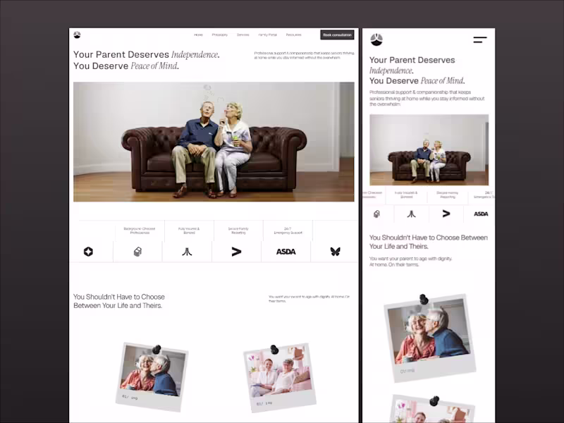 Cover image for Senior Care Website Design and Build for SilverStay