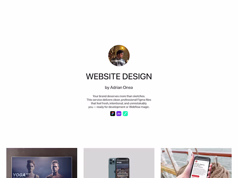 Cover image for Website • Design