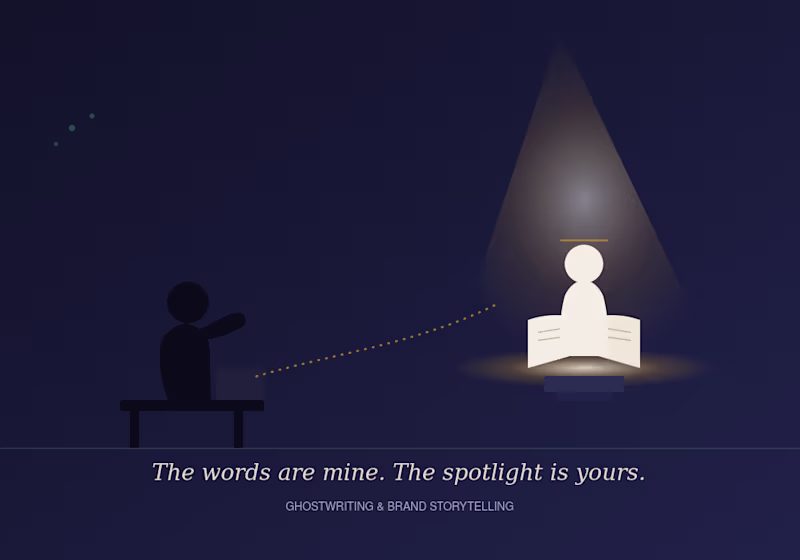 Cover image for Ghostwriting & Brand Storytelling