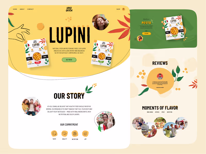 Cover image for Website Home Page Design
