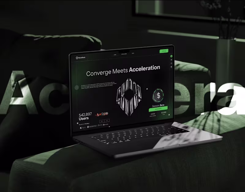 Cover image for Accelera - Branding, UX/UI, Motion / 3D 