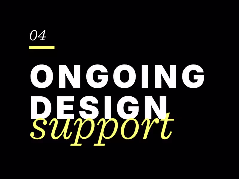Cover image for Ongoing Graphic Design Support
