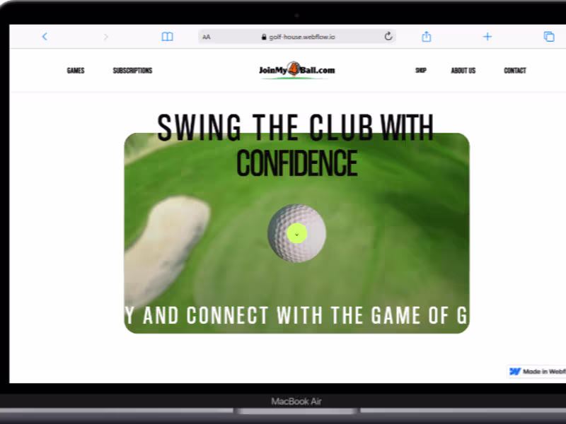 Cover image for Golf House – Exploring the possibility with Golfing
