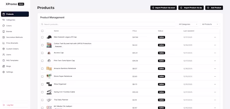 Cover image for 🛒 Xpromo — Commerce UX & Workflow Rebuild Xpromo’s website ...