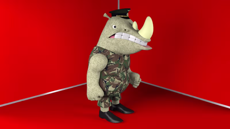 Cover image for Angry Rhinoceros for NFT