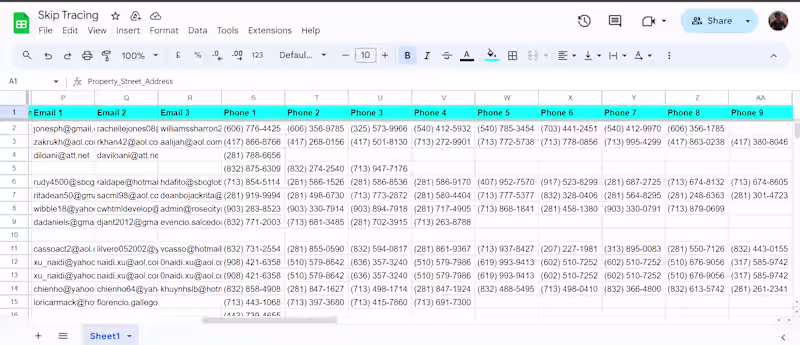 Cover image for I help my client to find their missing emails and phone numb...