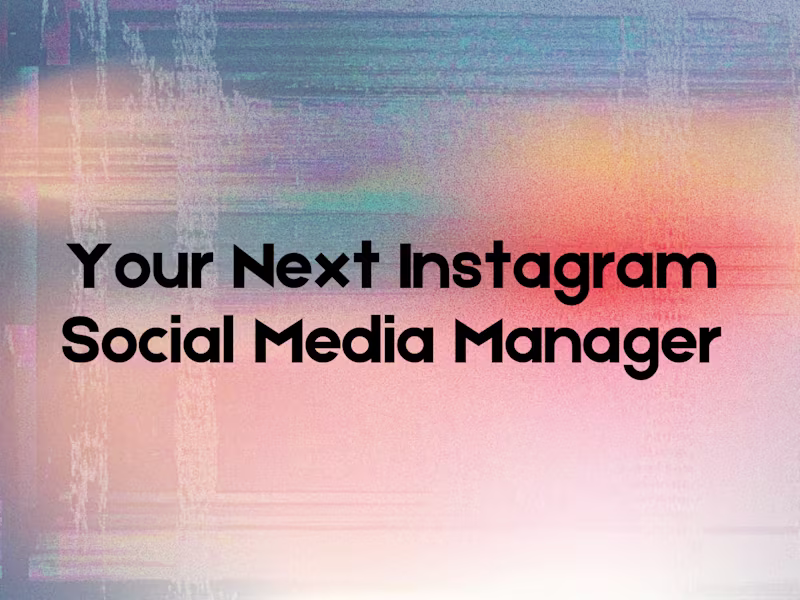 Cover image for Instagram Social Media Management 