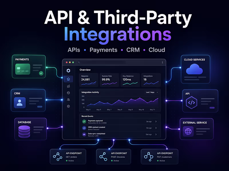 Cover image for Third-Party API & Business Tool Integrations