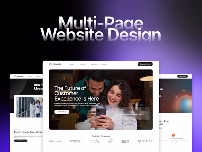 Cover image for Multi-Page Website Design