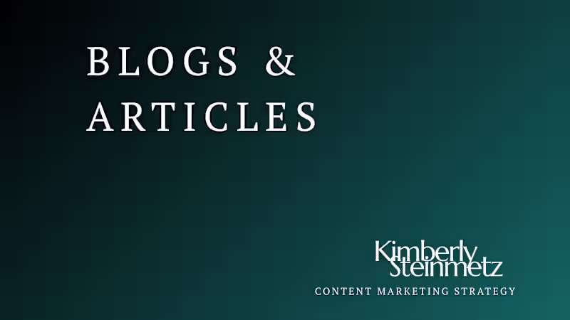Cover image for Blog & Article Writing