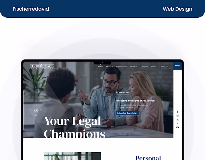 Cover image for Website For Lawyer