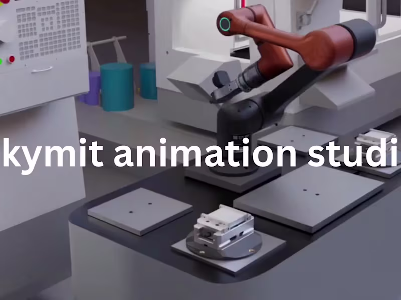 Cover image for I will create a 3D robotic arm explainer animation