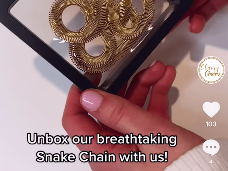 Cover image for Classy Chainz TikTok Video Creator/Campaign Manager