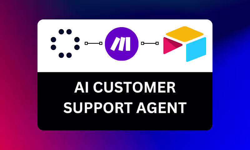 Cover image for AI Customer Support Agent (RAG-Based)

I