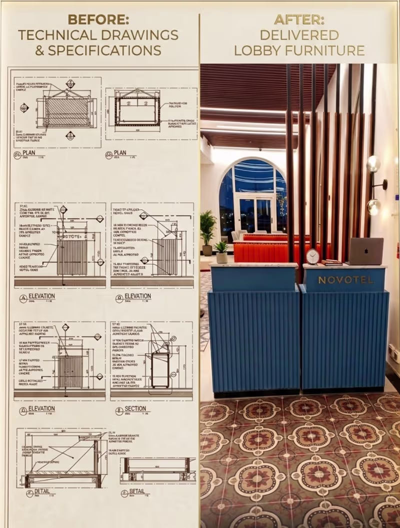 Cover image for Custom furniture design tailored to your exact space