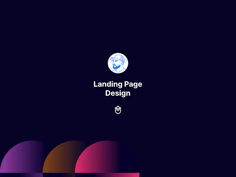 Cover image for Landing Page Design