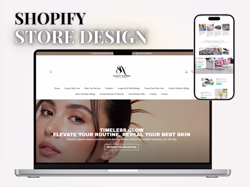 Cover image for HIGH-CONVERTING SHOPIFY STORE DESIGN
I built