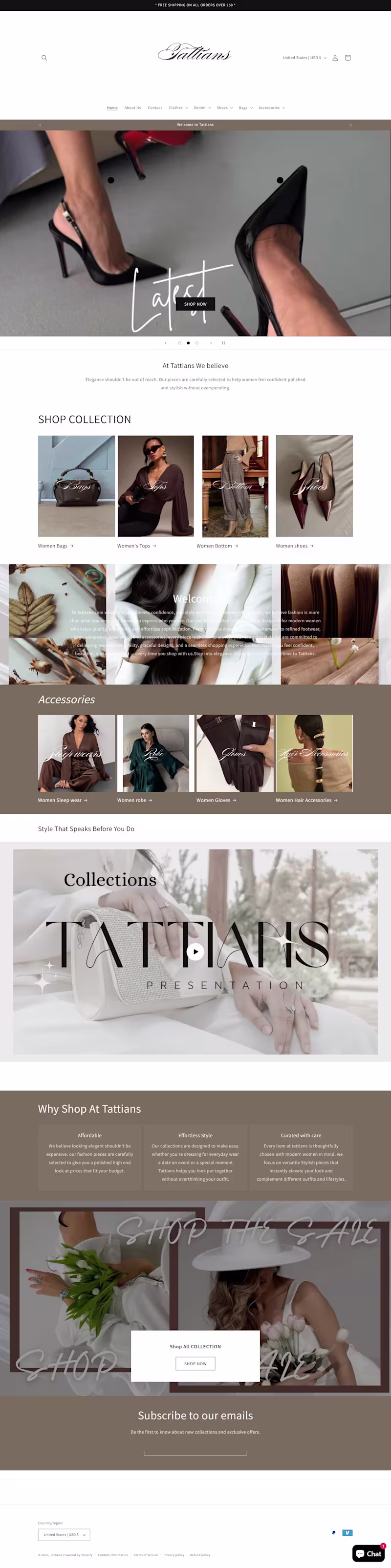 Cover image for Luxury fashion ecommerce website with