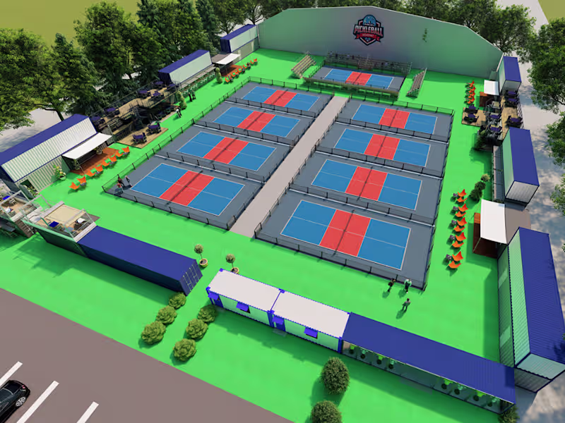 Cover image for Sports Complex Design With 3D Visualization