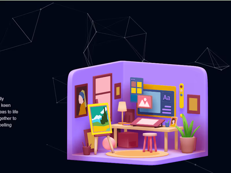 Cover image for 3D custom Porfolio