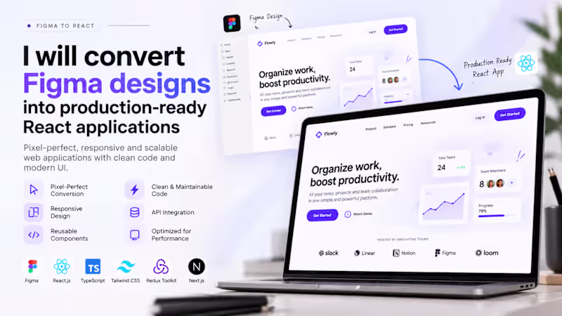 Cover image for Convert Figma Designs into Production-Ready React Apps