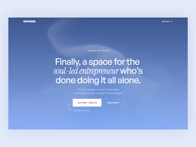 Cover image for Expanded | Landing Page