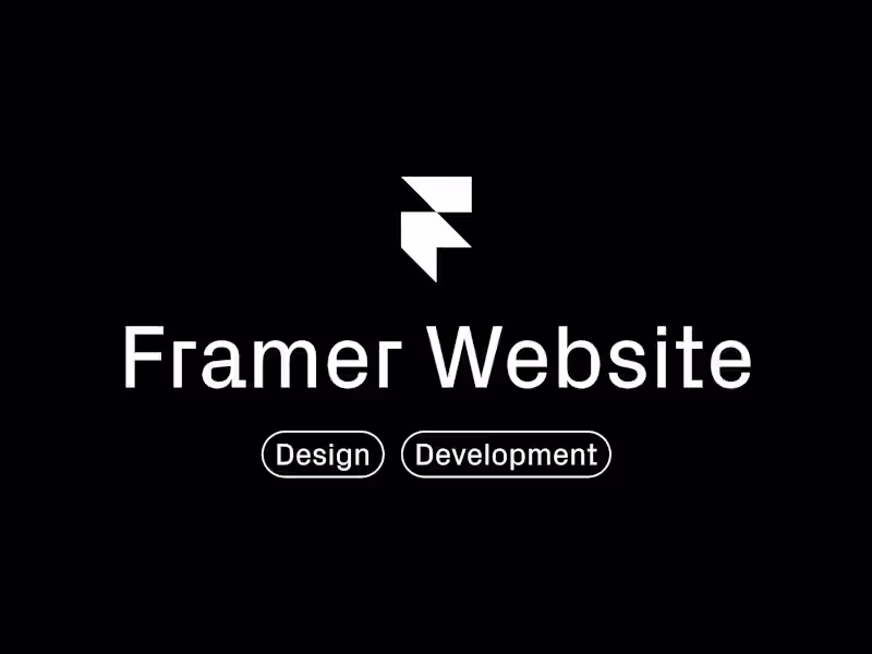Cover image for Website Design + Framer Development + Framer Commerce