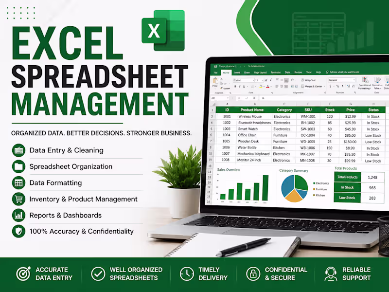 Cover image for Excel Spreadsheet Management