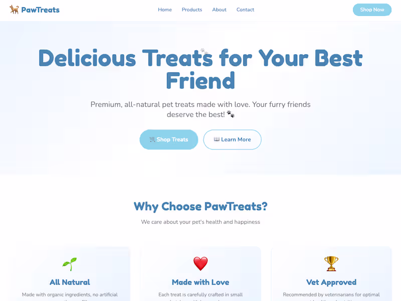 Cover image for PawTreats