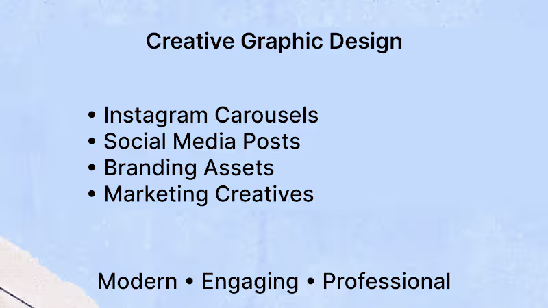 Cover image for Creative Social Media & Graphic Design Services