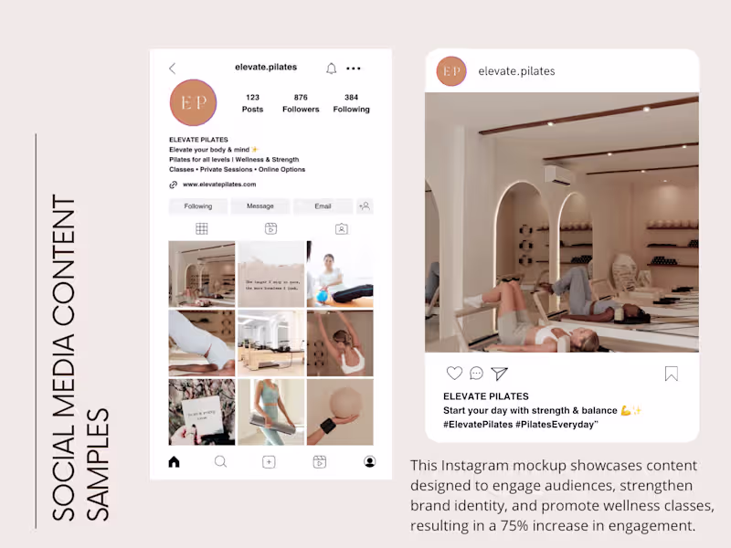 Cover image for Instagram content strategy and design