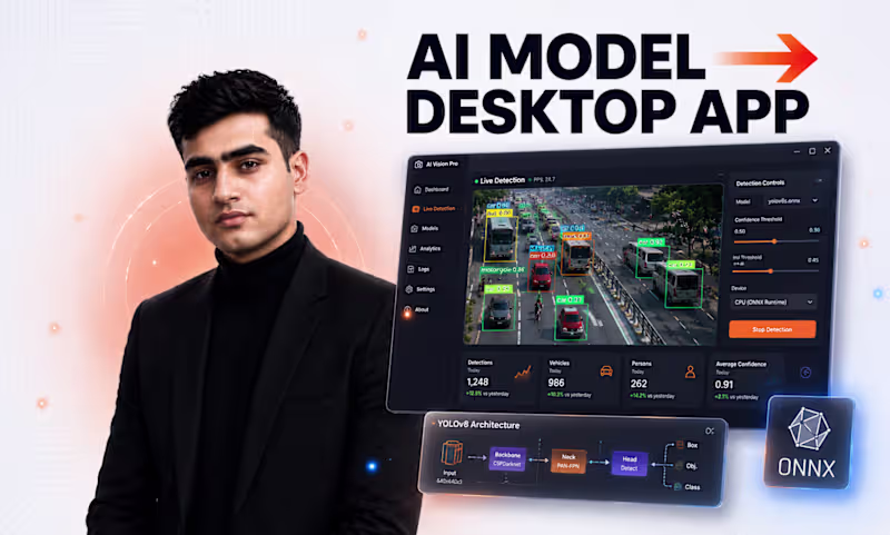 Cover image for AI Model Deployment into PyQt6 Desktop GUI Application