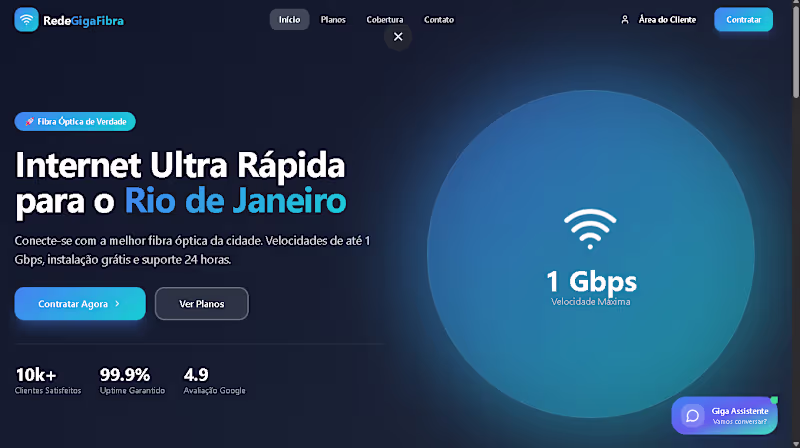 Cover image for Desenvolvi um site moderno e