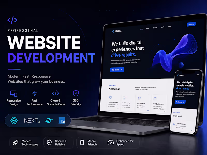 Cover image for Website Development
