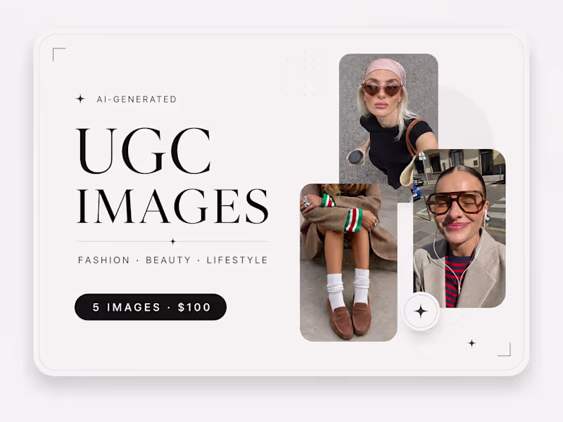 Cover image for AI-Generated UGC Images for Fashion & Lifestyle Brands