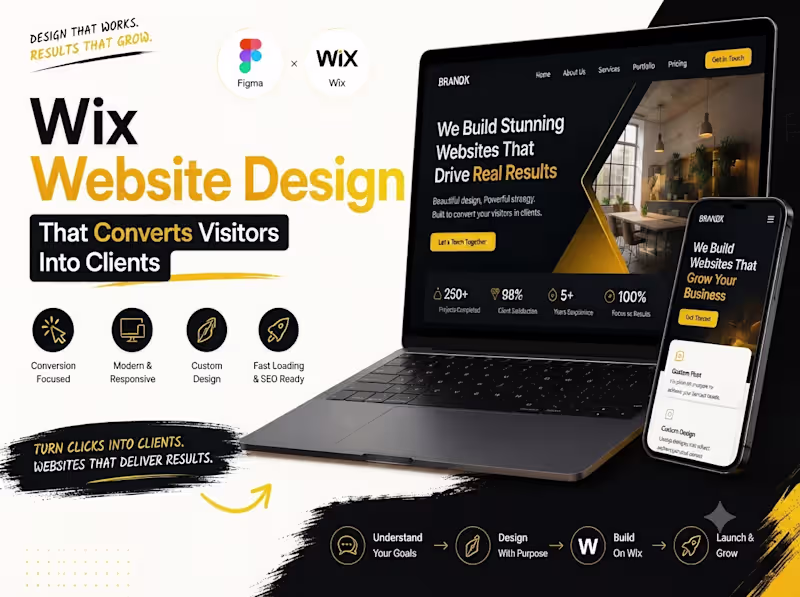 Cover image for Design your Wix website that converts visitors into customers